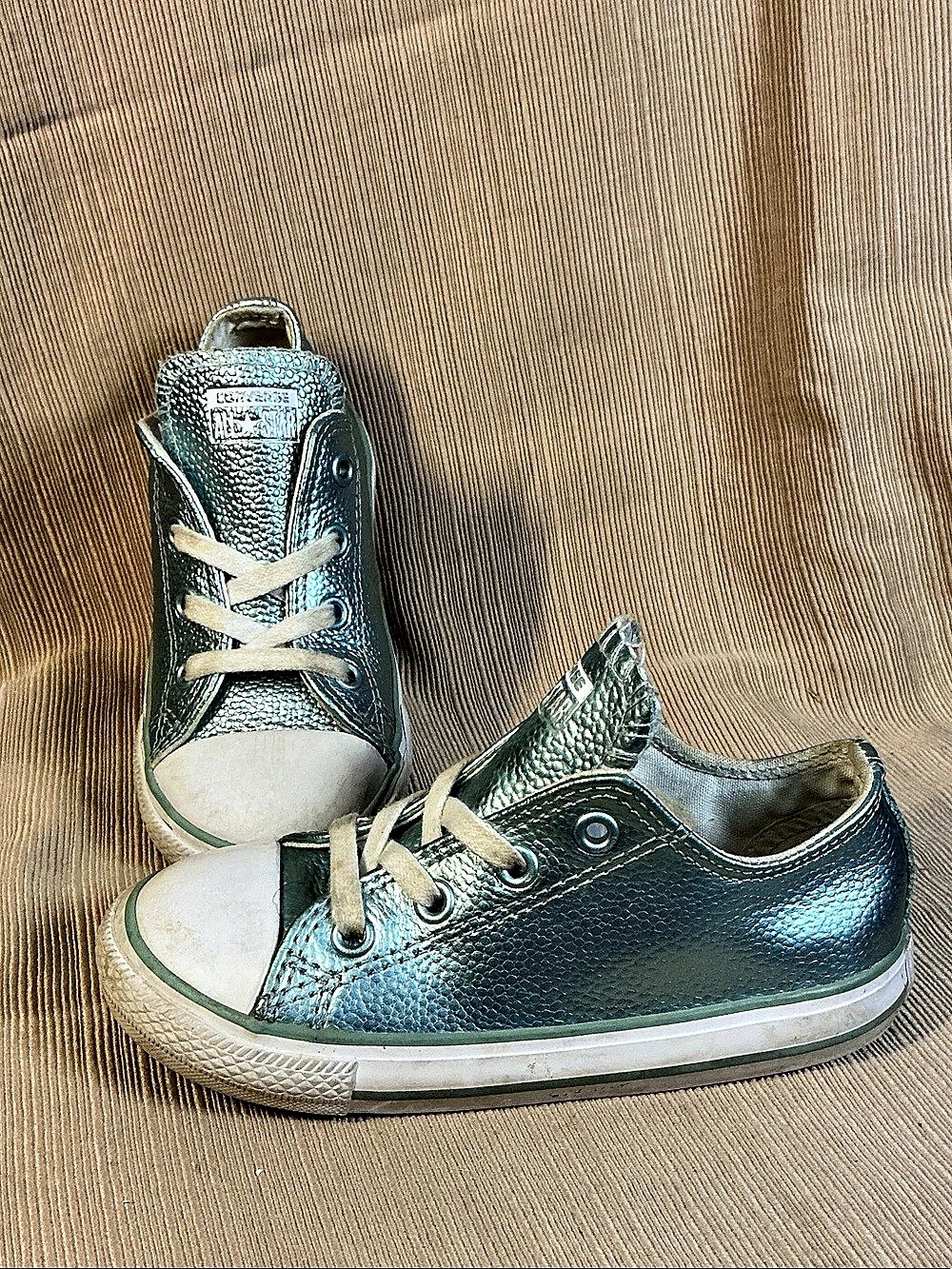 Converse Kids' Chuck Taylor All Star Metallic Low Top Sneakers